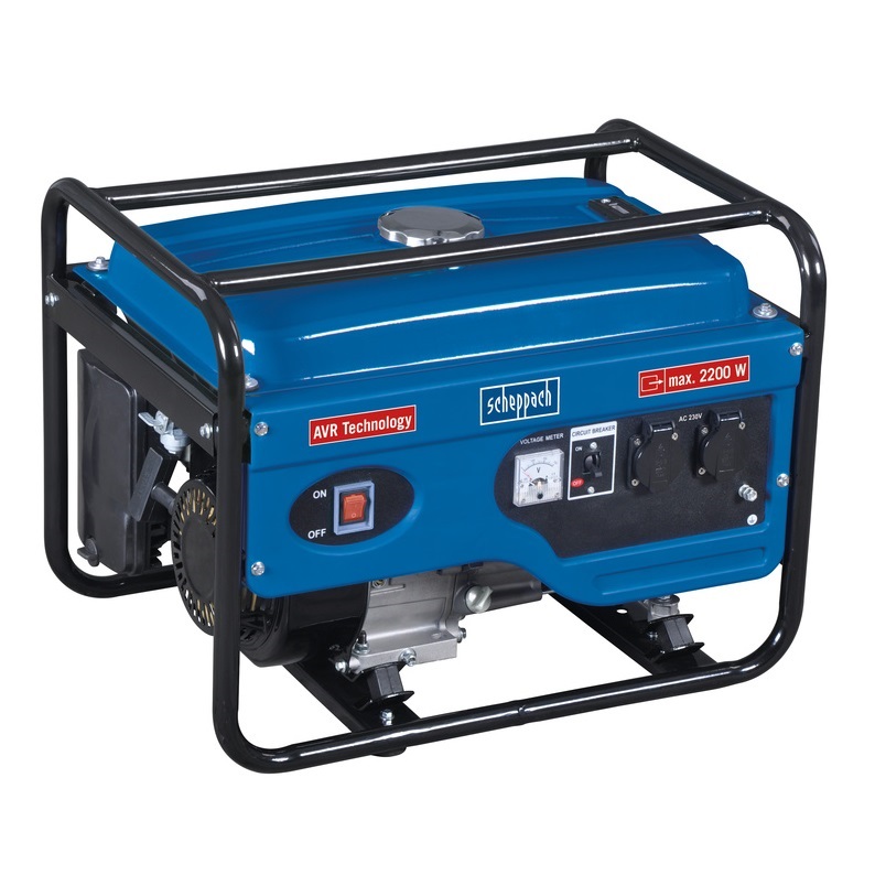Scheppach 2200 W-os négyütemű áramfejlesztő, 230 V, AVR